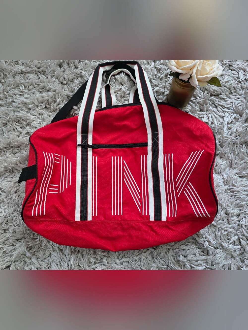 VICTORIAS SECRET PINK "PINK" DUFFLE Bag - Picture 9 of 9